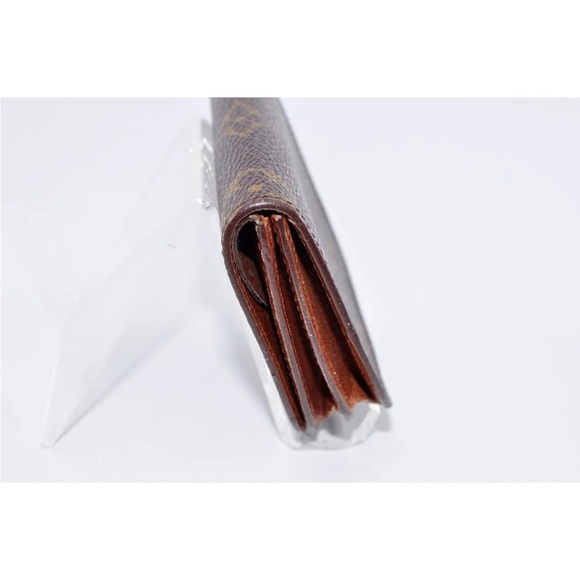 Louis Vuitton LV Portomone Guse Monogram Coin Case PVC Leather Brown - Picture 3 of 8